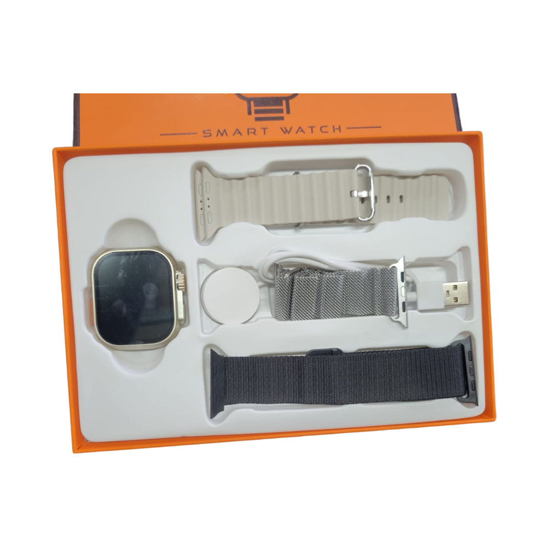 Reloj Smart Watch S9 Ultra con 3 Correas + Auriculares E6S