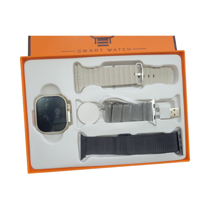 Reloj Smart Watch S9 Ultra con 3 Correas + Auriculares E6S