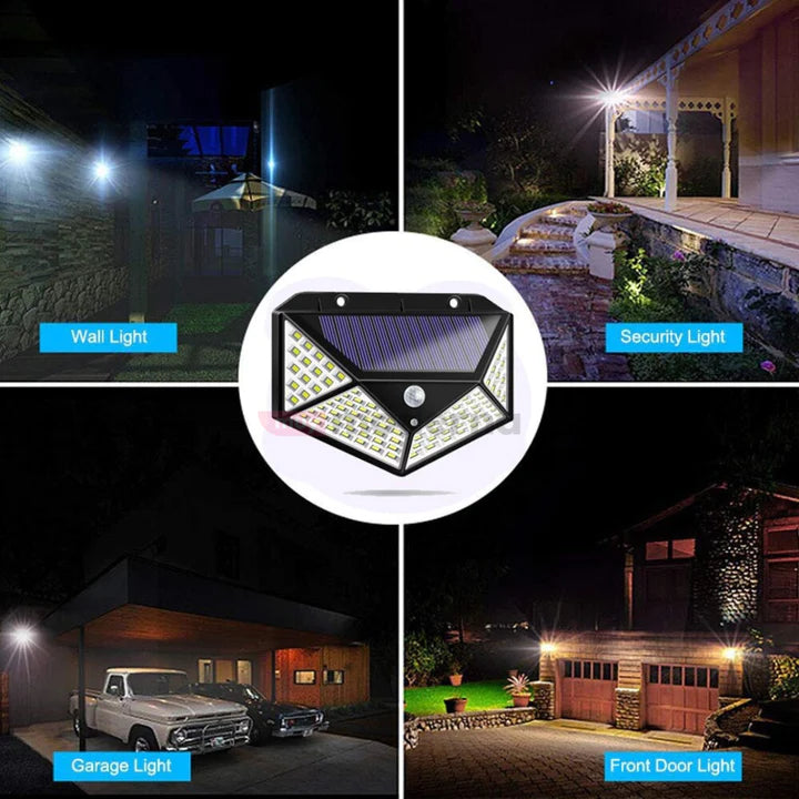 Luz solar led exterior