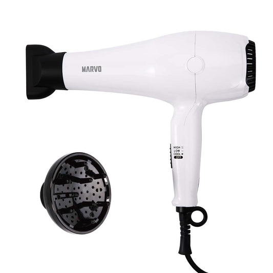 Secador De Pelo Marvo Hc-113 1800W Blanco