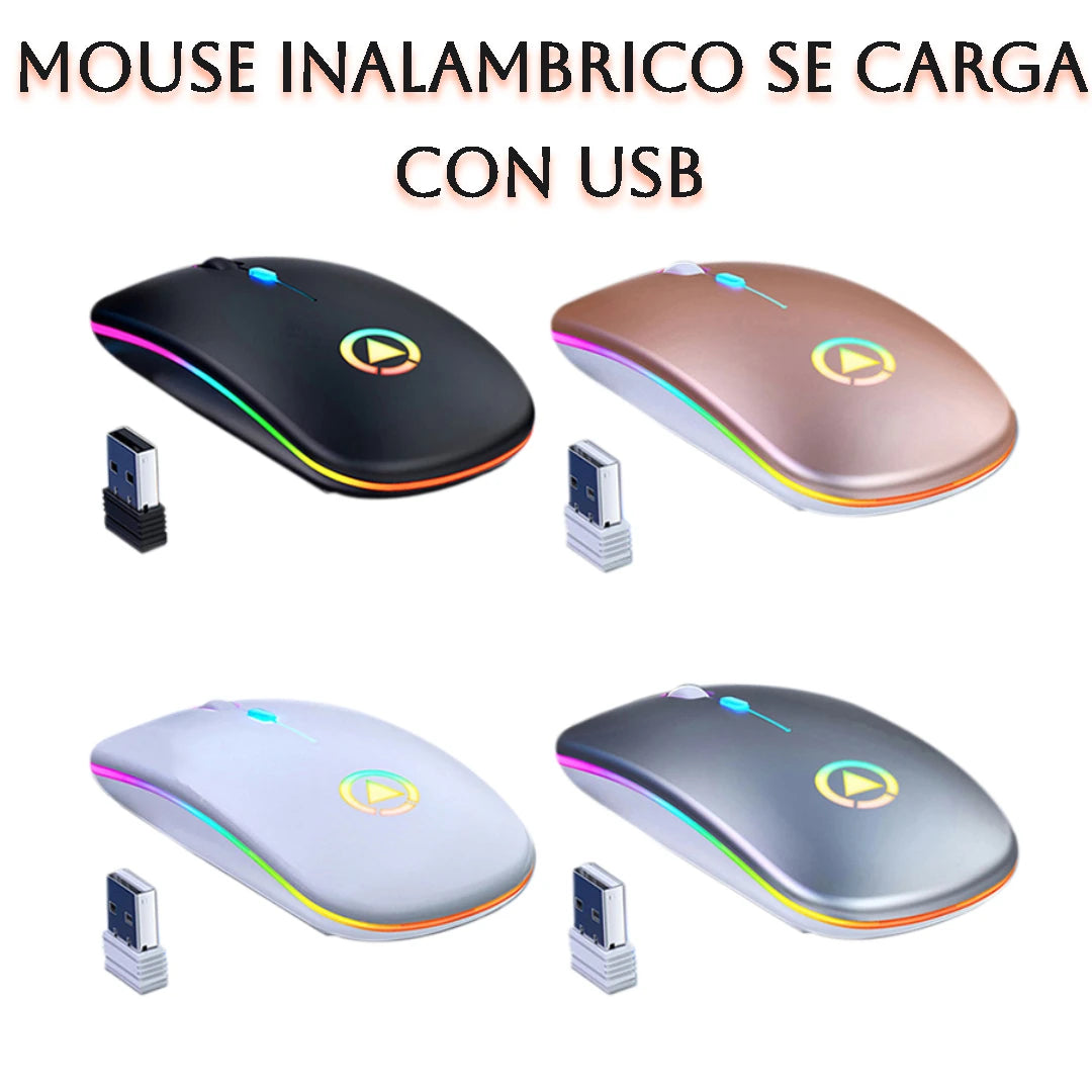 Mouse inalámbrico Recargable